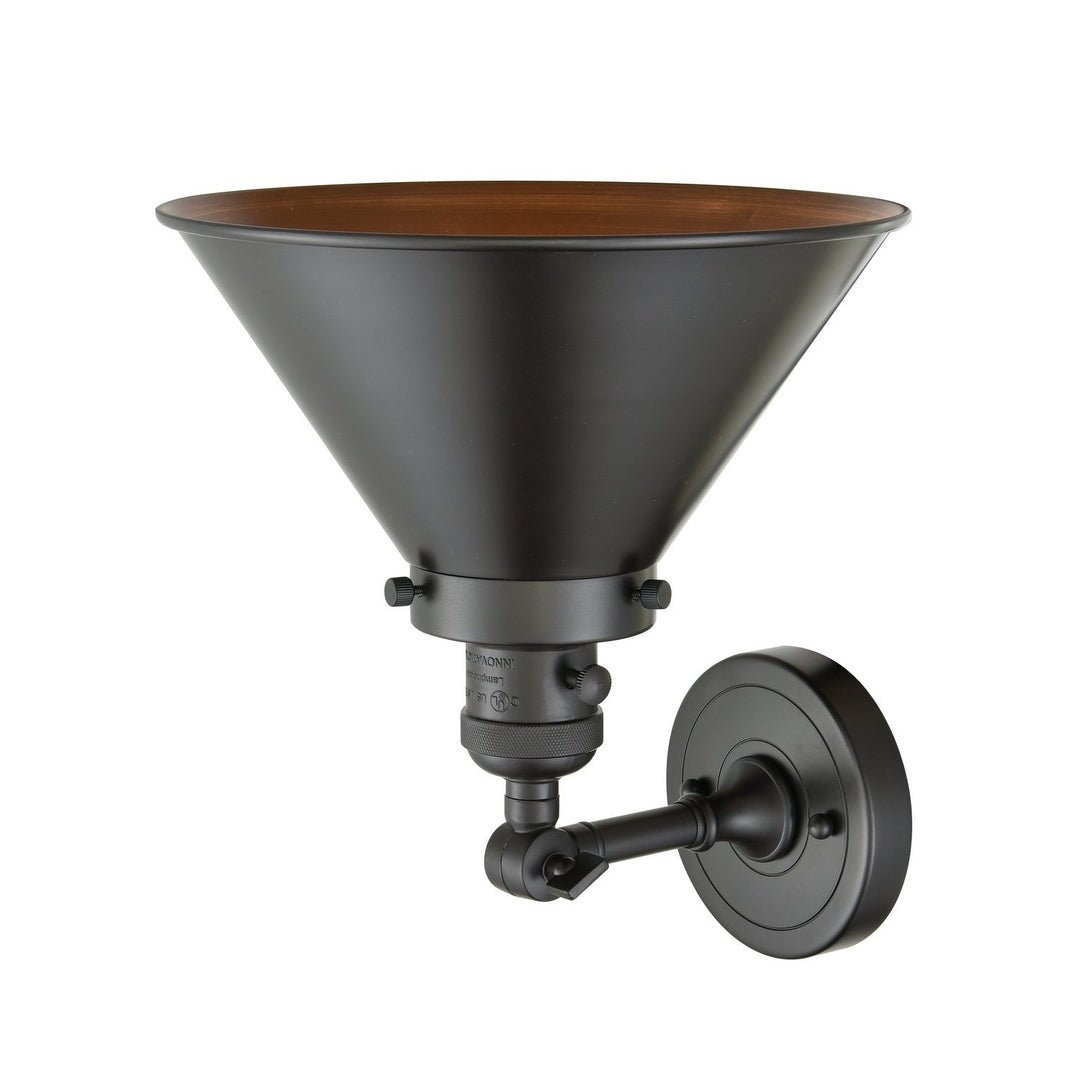 Innovations Franklin Restoration 203SW-OB-M10-OB Wall Sconce Light - Oil Rubbed Bronze
