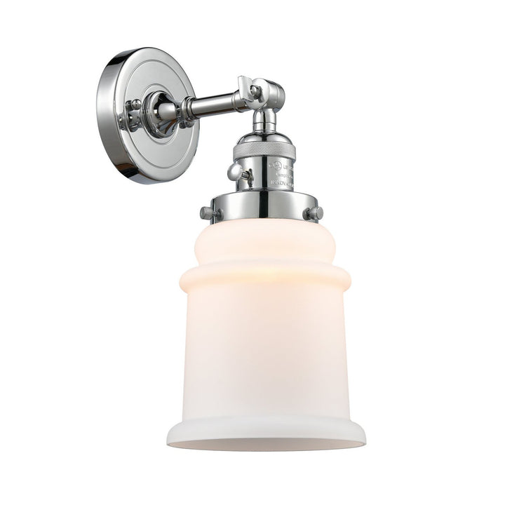 Innovations Franklin Restoration 203SW-PC-G181 Wall Sconce Light - Polished Chrome
