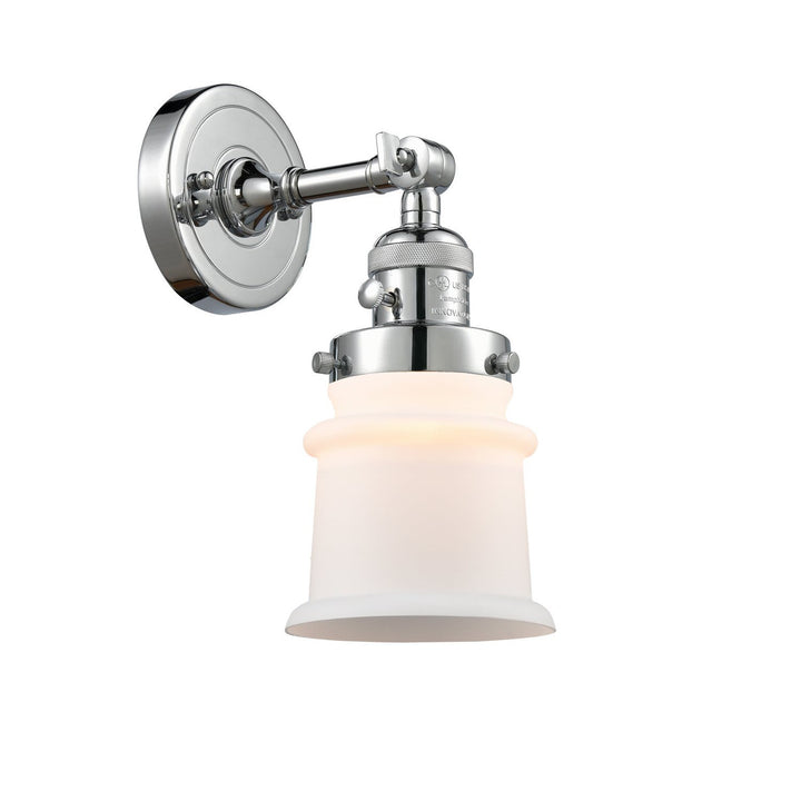 Innovations Franklin Restoration 203SW-PC-G181S Wall Sconce Light - Polished Chrome