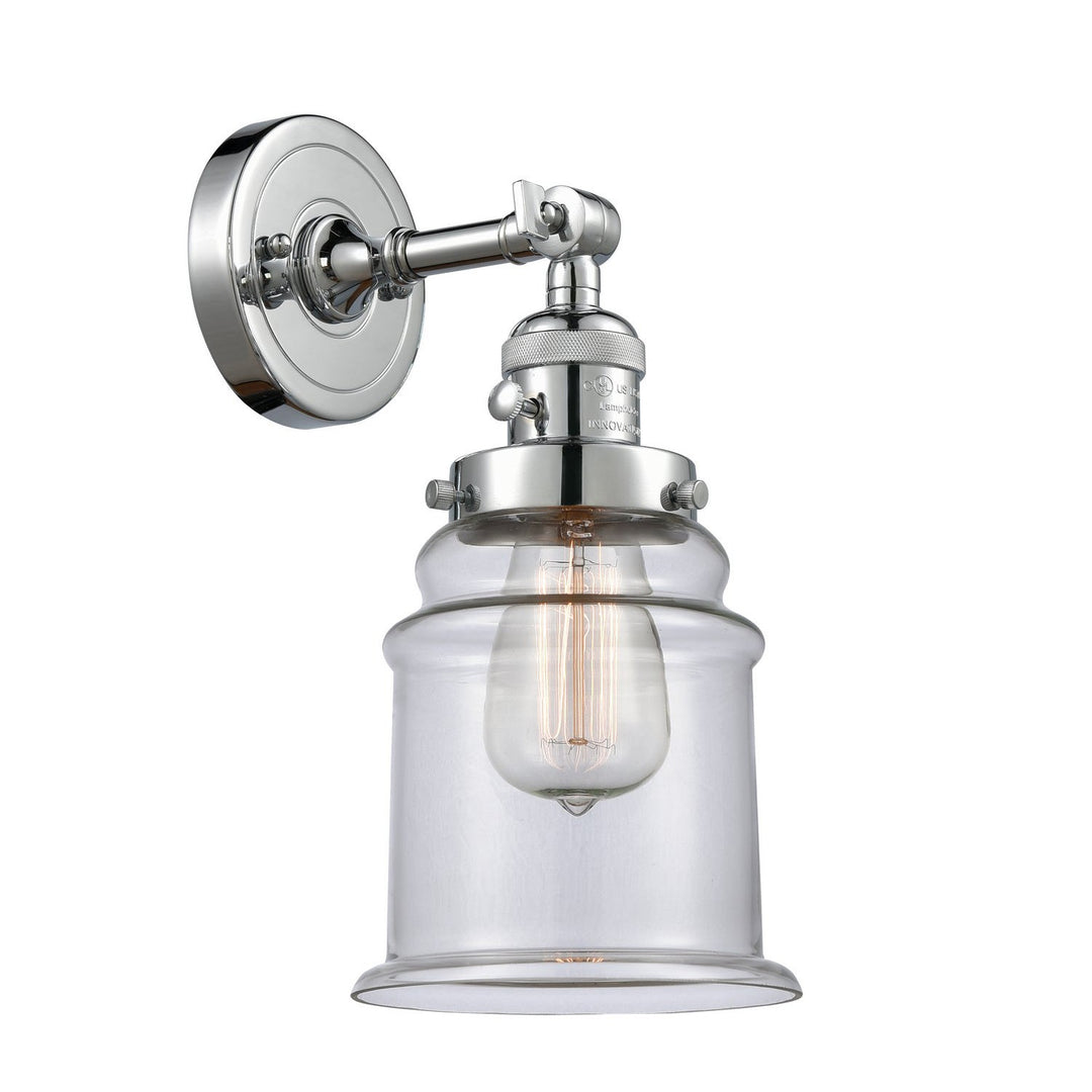 Innovations Franklin Restoration 203SW-PC-G182 Wall Sconce Light - Polished Chrome