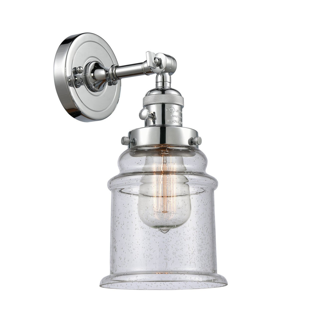 Innovations Franklin Restoration 203SW-PC-G184 Wall Sconce Light - Polished Chrome