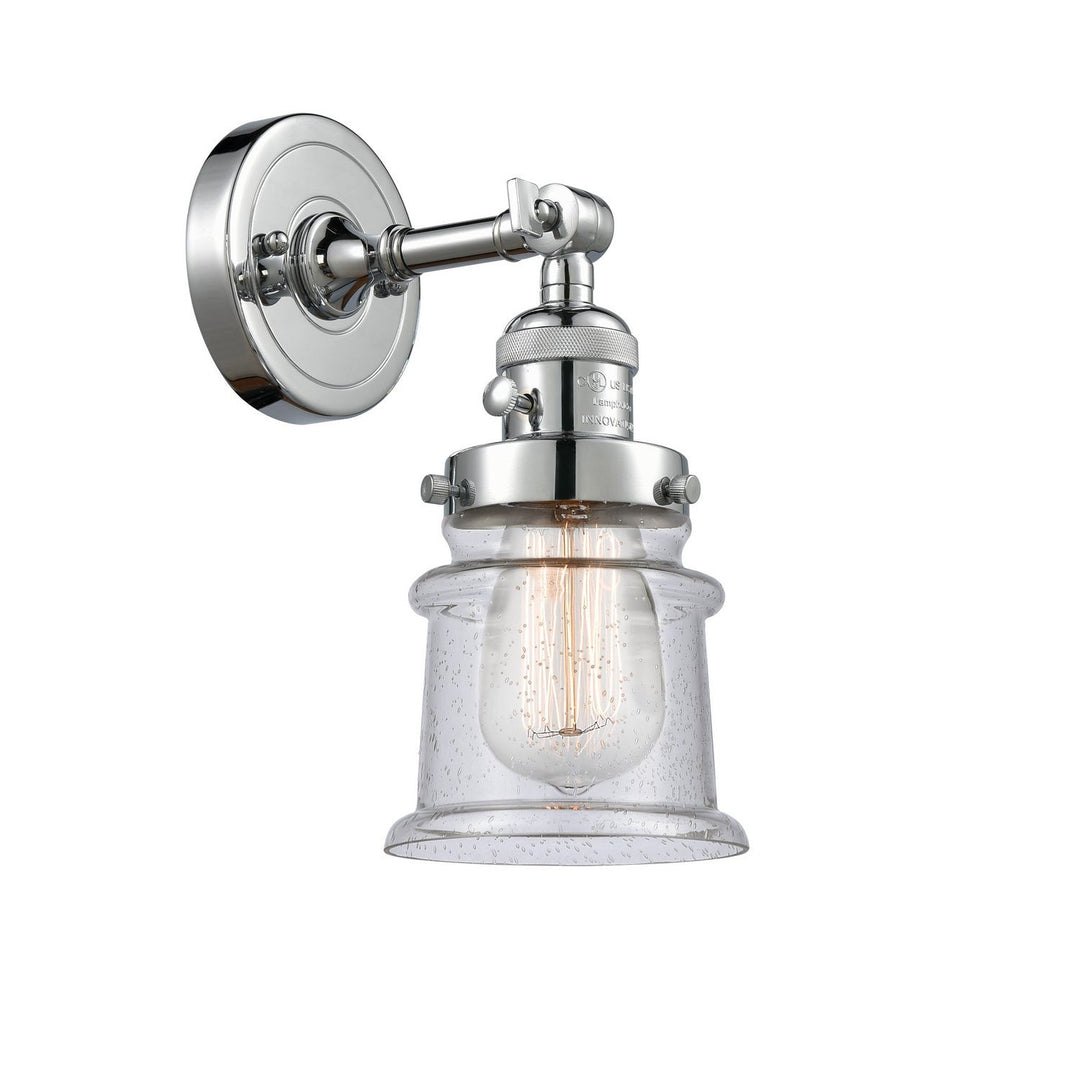 Innovations Franklin Restoration 203SW-PC-G184S Wall Sconce Light - Polished Chrome