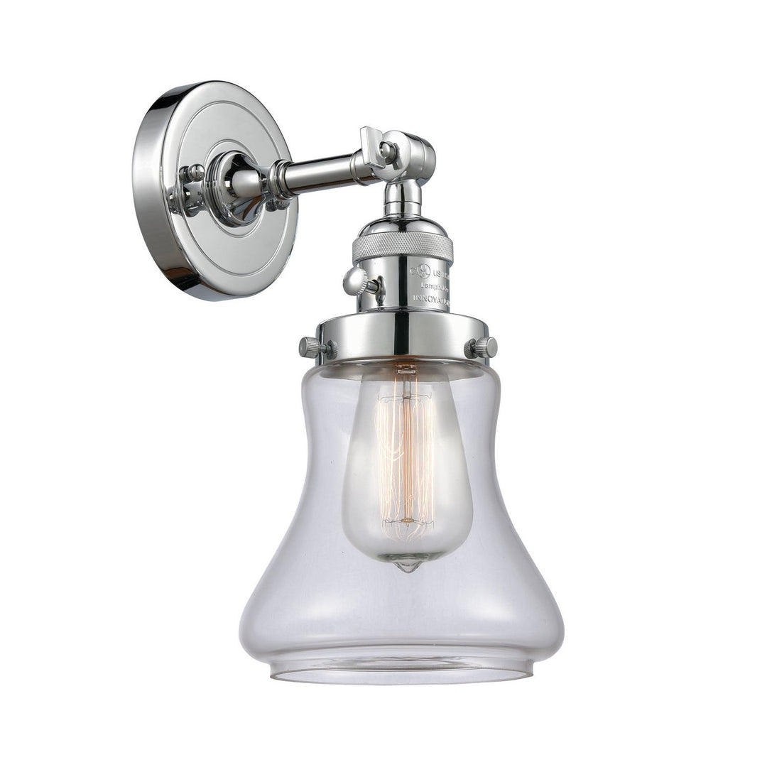 Innovations Franklin Restoration 203SW-PC-G192 Wall Sconce Light - Polished Chrome
