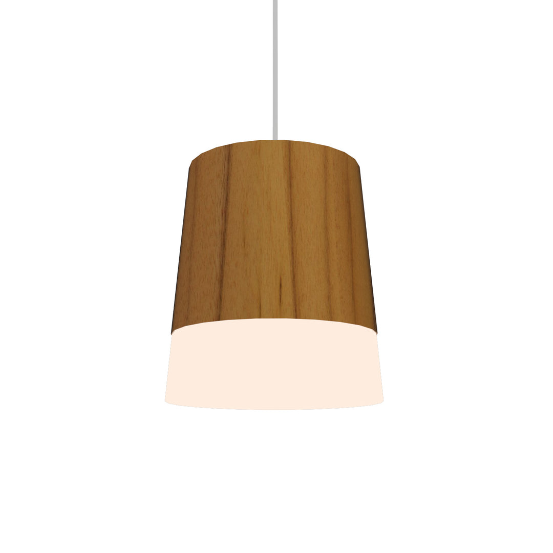 Accord Conical 1100.12 Pendant Light - Teak