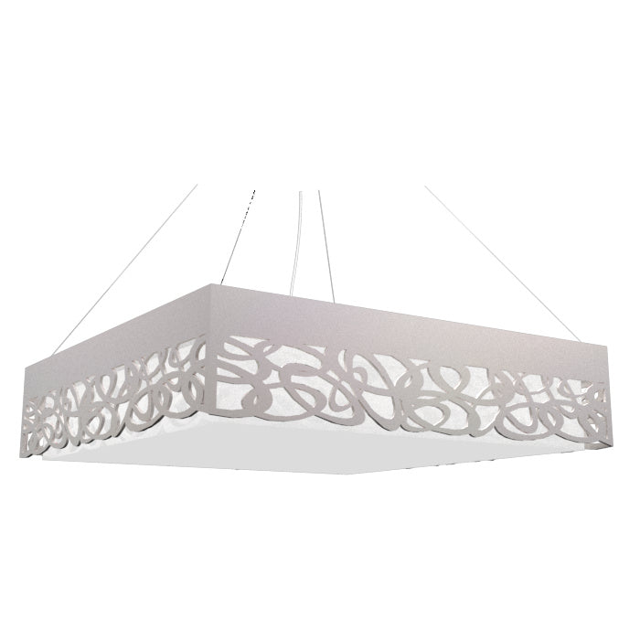 Accord Patterns 1128.25 Pendant Light - Iredesent White