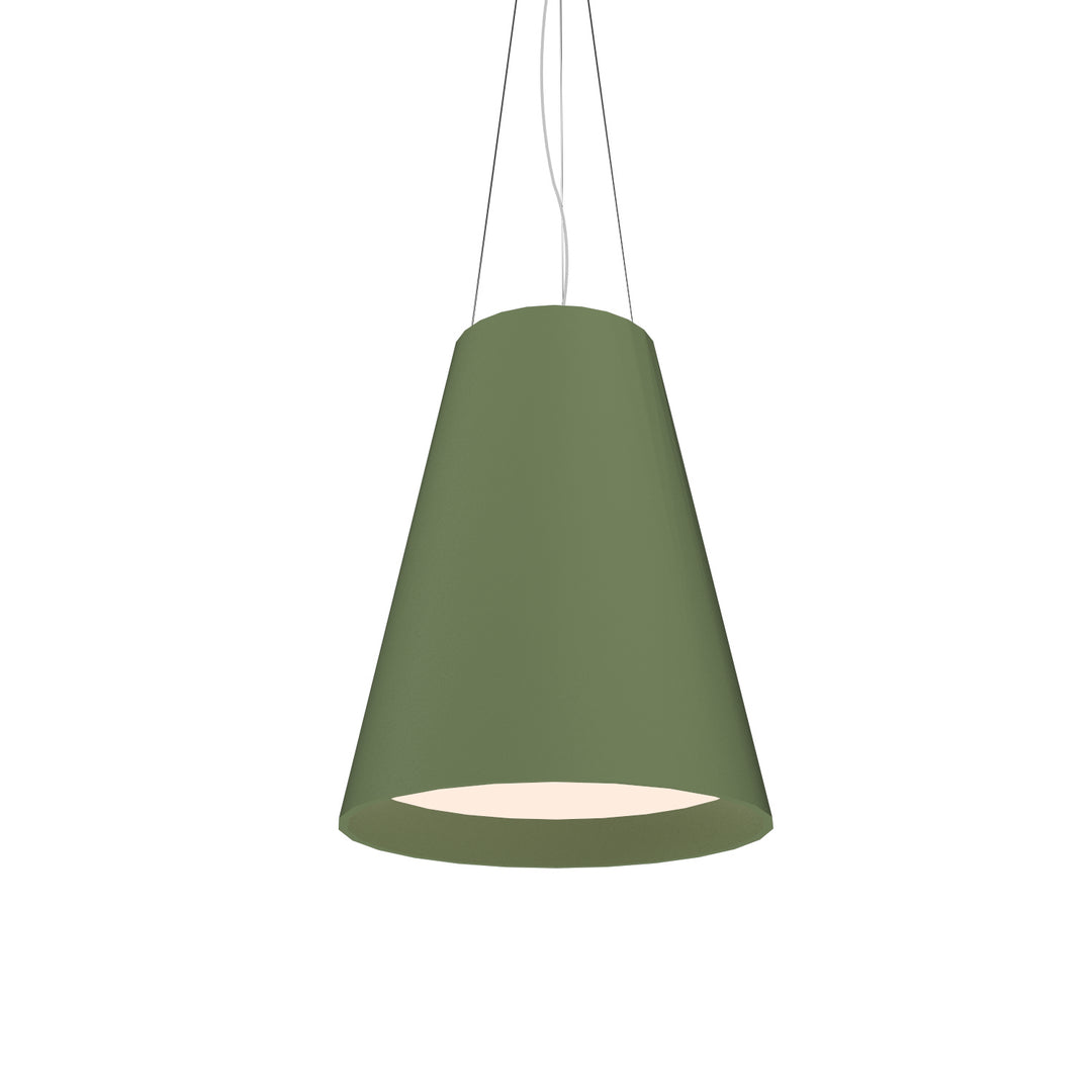 Accord Conical 1146.30 Pendant Light - Olive Green