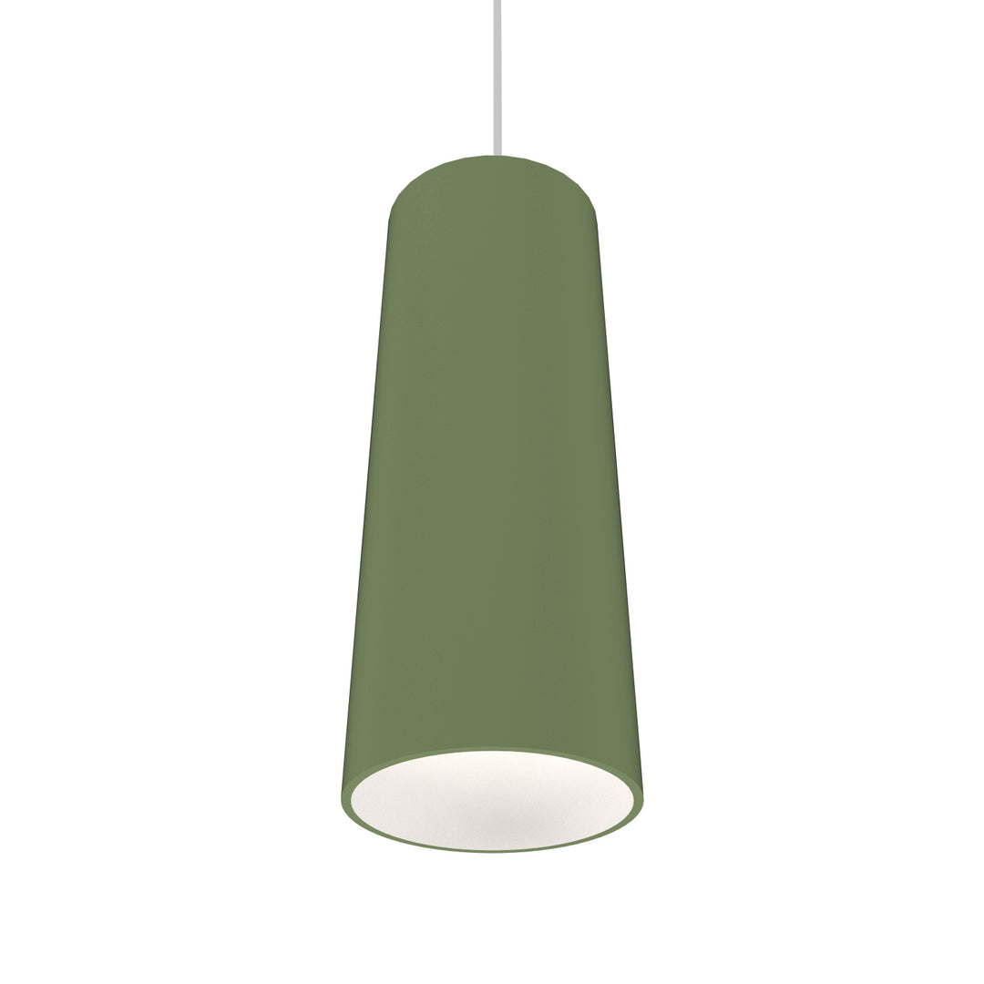 Accord Conical 116.30 Pendant Light - Olive Green