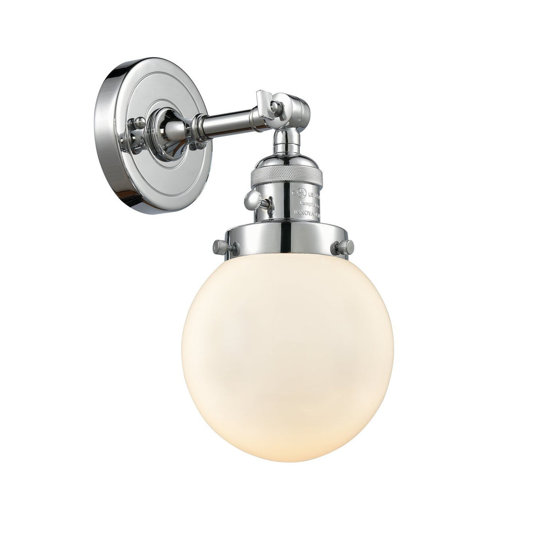Innovations Franklin Restoration 203SW-PC-G201-6 Wall Sconce Light - Polished Chrome