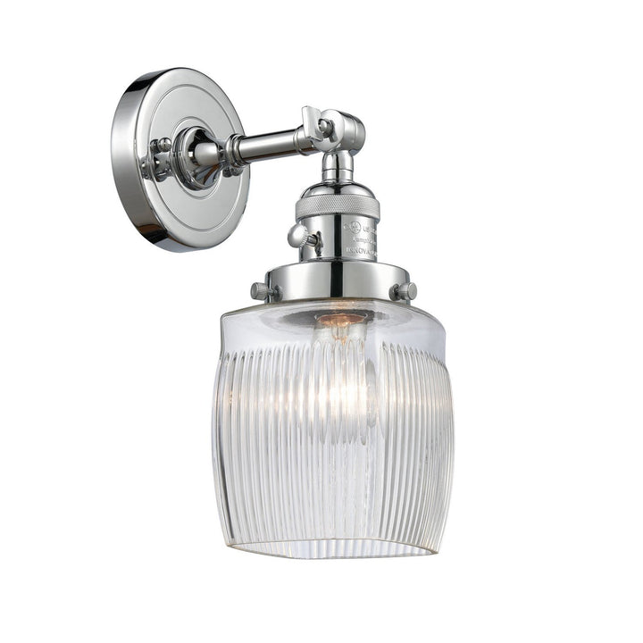 Innovations Franklin Restoration 203SW-PC-G302 Wall Sconce Light - Polished Chrome