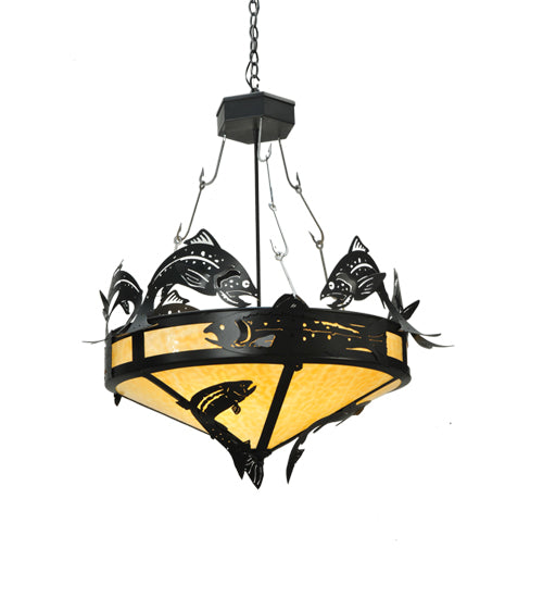 Meyda Tiffany Catch Of The Day 110367 Pendant Light - Steel