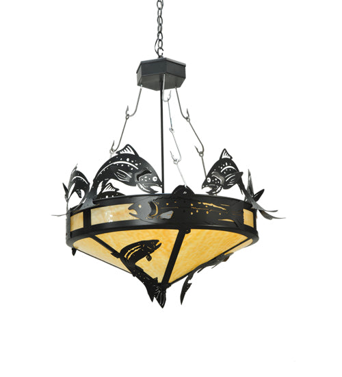 Meyda Tiffany Catch Of The Day 110367 Pendant Light - Steel