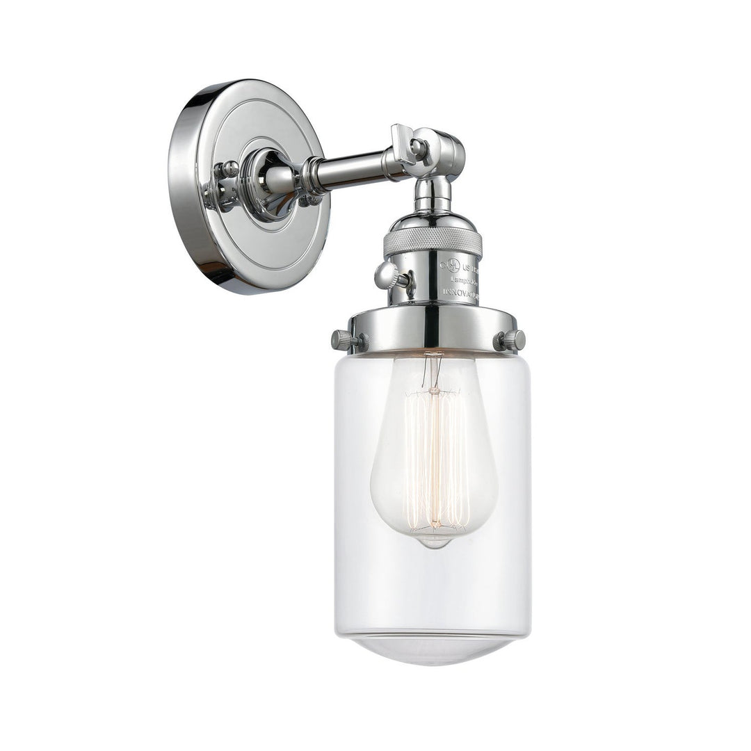 Innovations Franklin Restoration 203SW-PC-G312 Wall Sconce Light - Polished Chrome