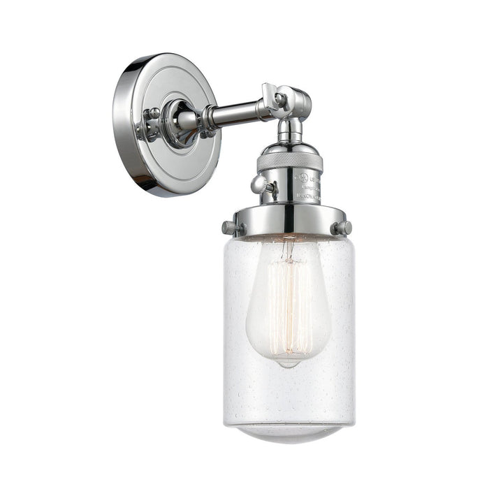 Innovations Franklin Restoration 203SW-PC-G314 Wall Sconce Light - Polished Chrome