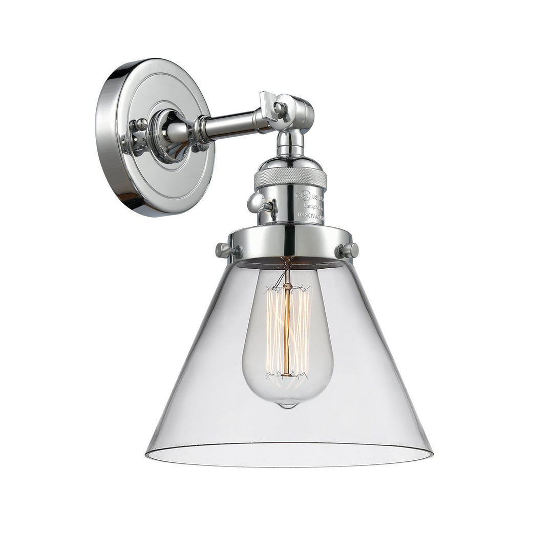 Innovations Franklin Restoration 203SW-PC-G42 Wall Sconce Light - Polished Chrome