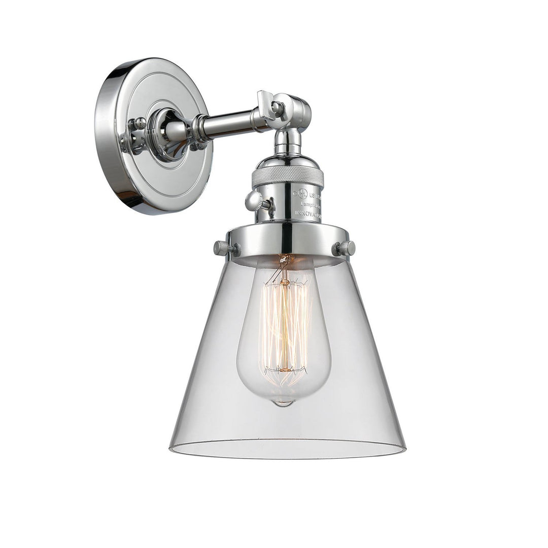 Innovations Franklin Restoration 203SW-PC-G62 Wall Sconce Light - Polished Chrome