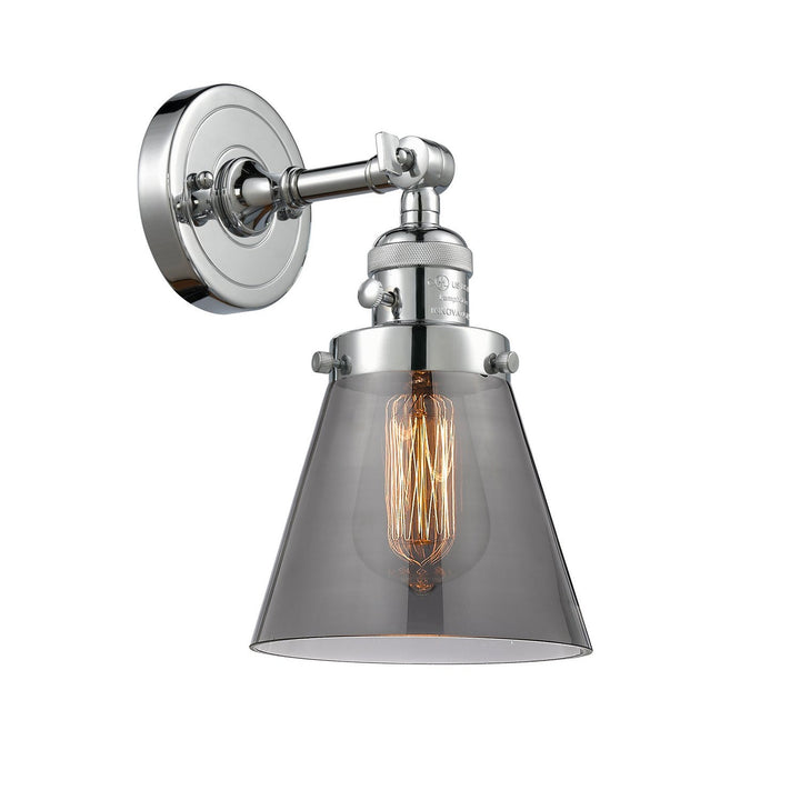 Innovations Franklin Restoration 203SW-PC-G63 Wall Sconce Light - Polished Chrome