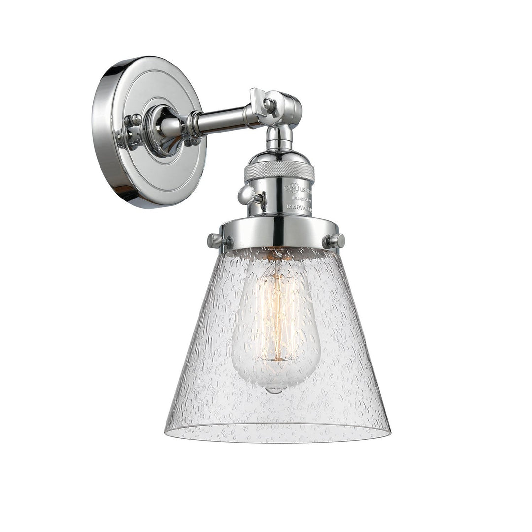 Innovations Franklin Restoration 203SW-PC-G64 Wall Sconce Light - Polished Chrome