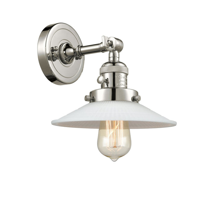 Innovations Franklin Restoration 203SW-PN-G1 Wall Sconce Light - Polished Nickel