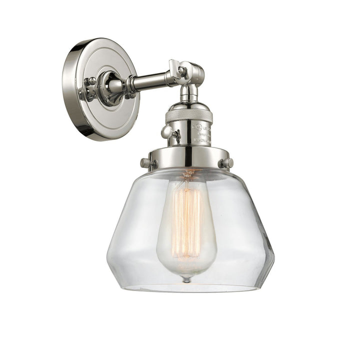 Innovations Franklin Restoration 203SW-PN-G172 Wall Sconce Light - Polished Nickel