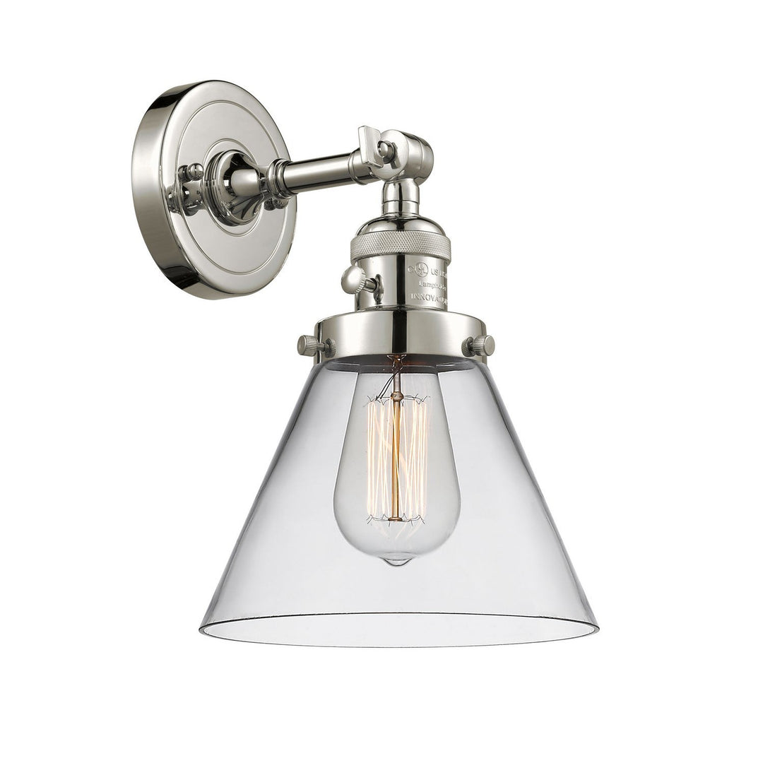 Innovations Franklin Restoration 203SW-PN-G42 Wall Sconce Light - Polished Nickel