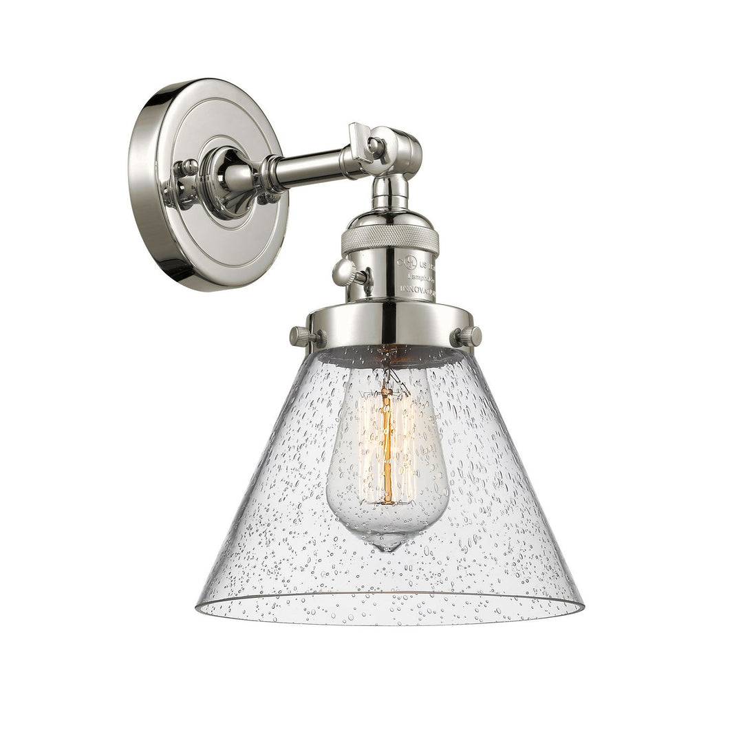 Innovations Franklin Restoration 203SW-PN-G44 Wall Sconce Light - Polished Nickel