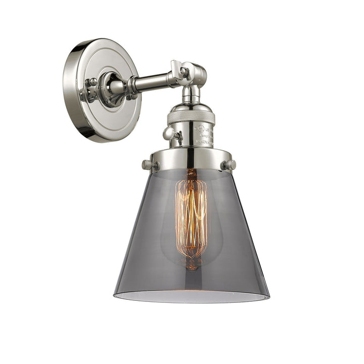 Innovations Franklin Restoration 203SW-PN-G63 Wall Sconce Light - Polished Nickel
