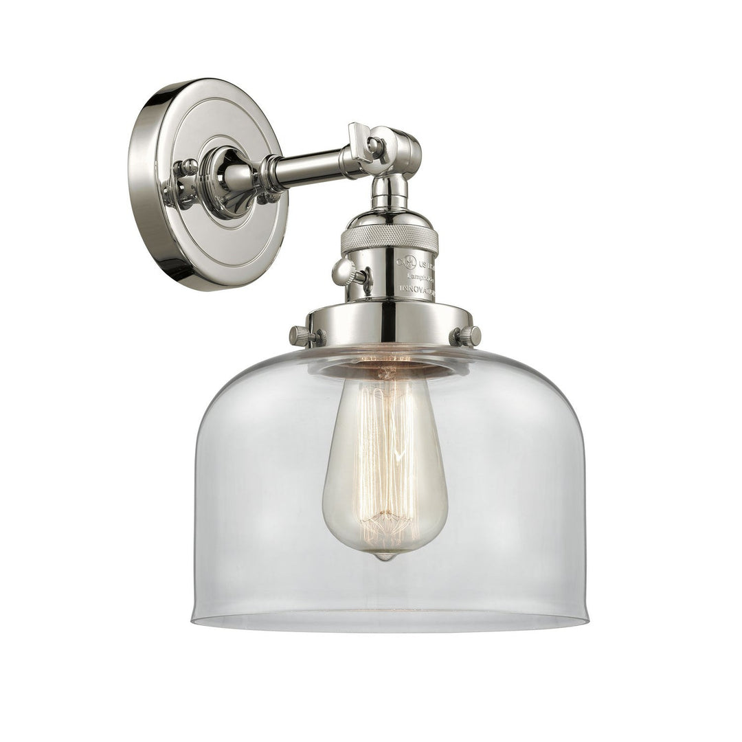 Innovations Franklin Restoration 203SW-PN-G72 Wall Sconce Light - Polished Nickel