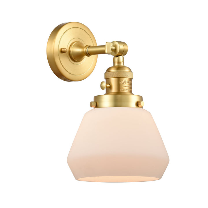 Innovations Franklin Restoration 203SW-SG-G171 Wall Sconce Light - Satin Gold