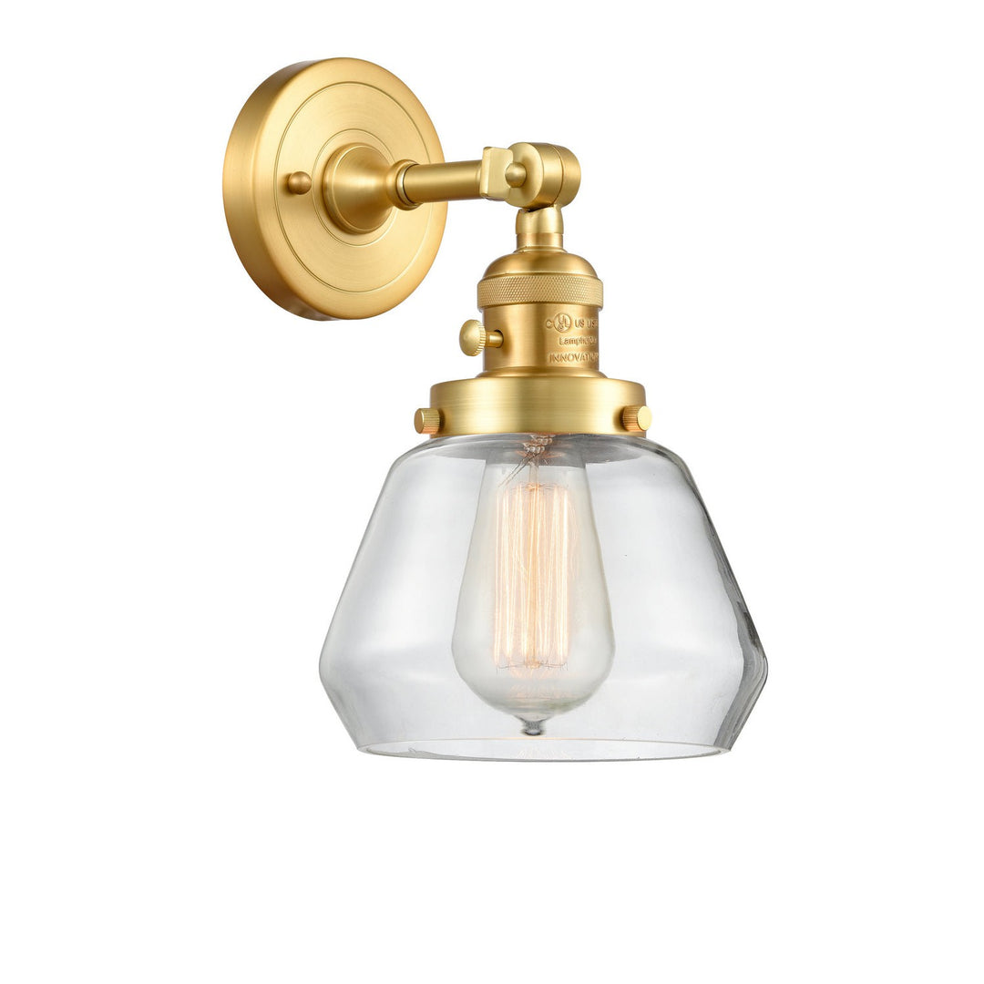 Innovations Franklin Restoration 203SW-SG-G172 Wall Sconce Light - Satin Gold