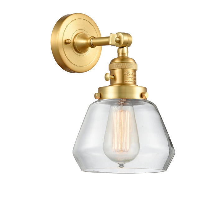 Innovations Franklin Restoration 203SW-SG-G172 Wall Sconce Light - Satin Gold