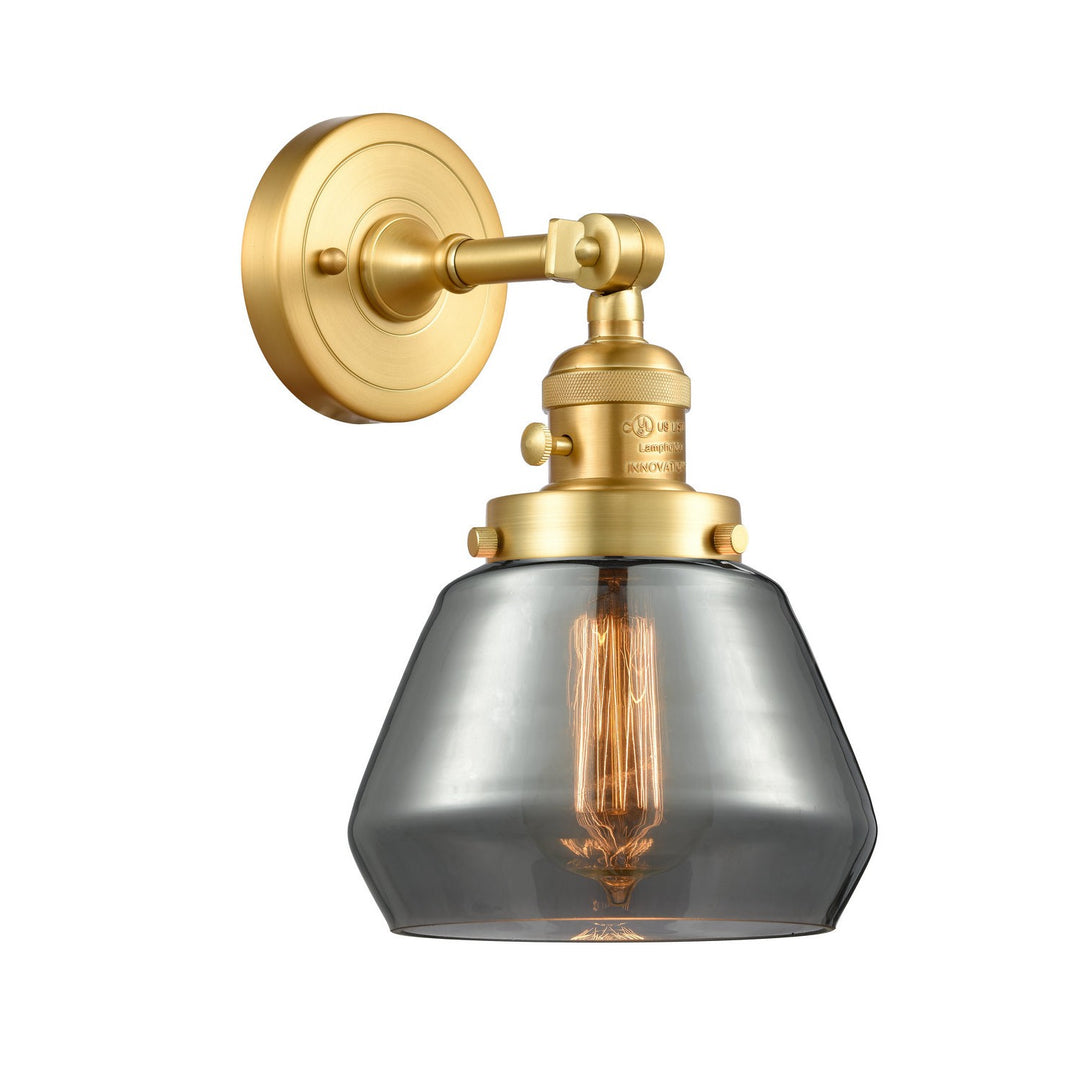 Innovations Franklin Restoration 203SW-SG-G173 Wall Sconce Light - Satin Gold