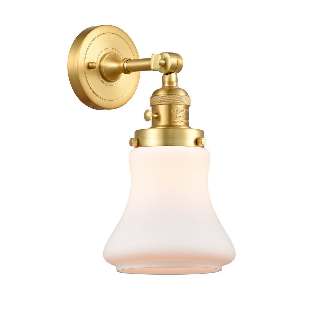 Innovations Franklin Restoration 203SW-SG-G191 Wall Sconce Light - Satin Gold