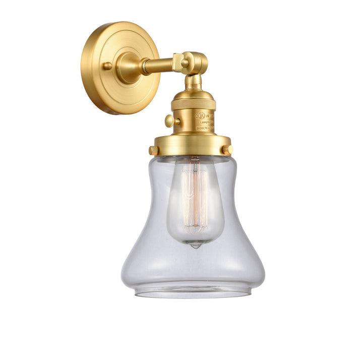 Innovations Franklin Restoration 203SW-SG-G192 Wall Sconce Light - Satin Gold