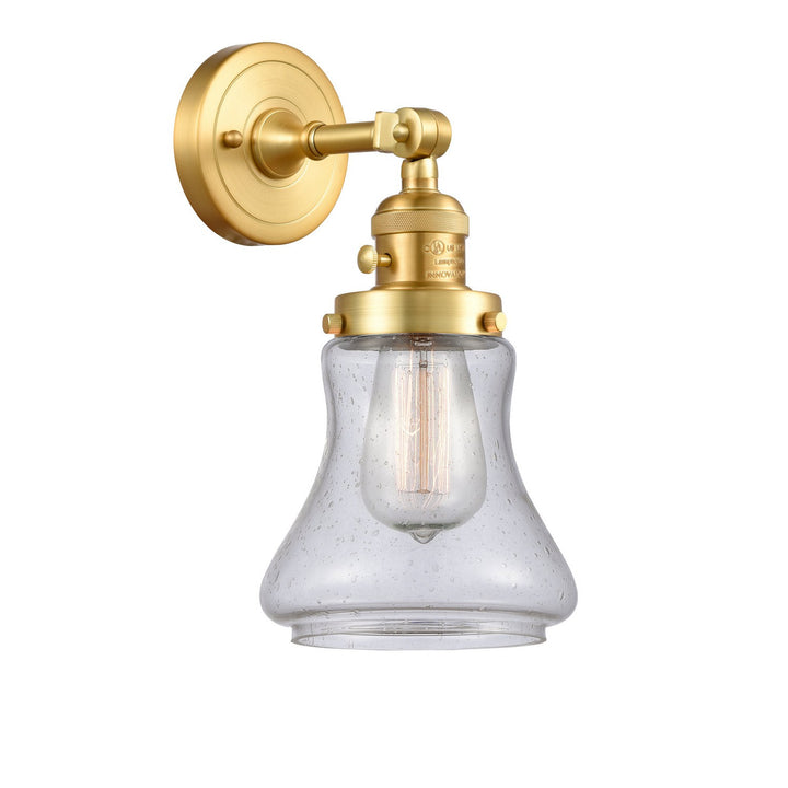 Innovations Franklin Restoration 203SW-SG-G194 Wall Sconce Light - Satin Gold