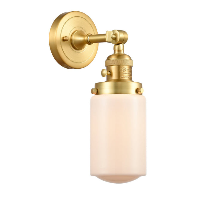 Innovations Franklin Restoration 203SW-SG-G311 Wall Sconce Light - Satin Gold