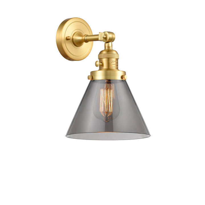 Innovations Franklin Restoration 203SW-SG-G43 Wall Sconce Light - Satin Gold