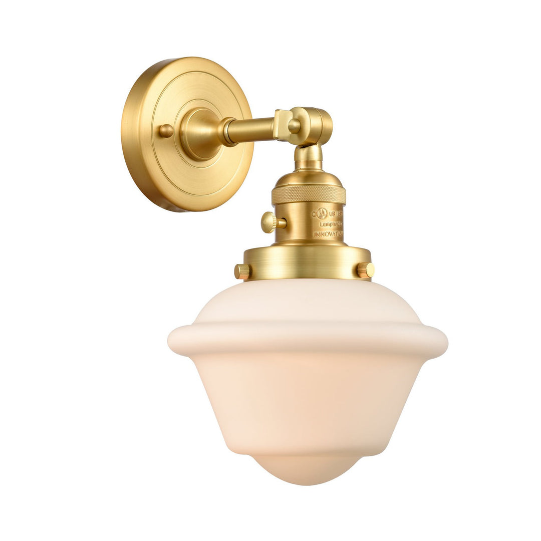 Innovations Franklin Restoration 203SW-SG-G531 Wall Sconce Light - Satin Gold