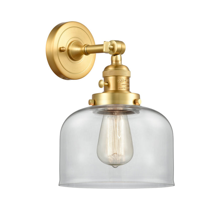 Innovations Franklin Restoration 203SW-SG-G72 Wall Sconce Light - Satin Gold