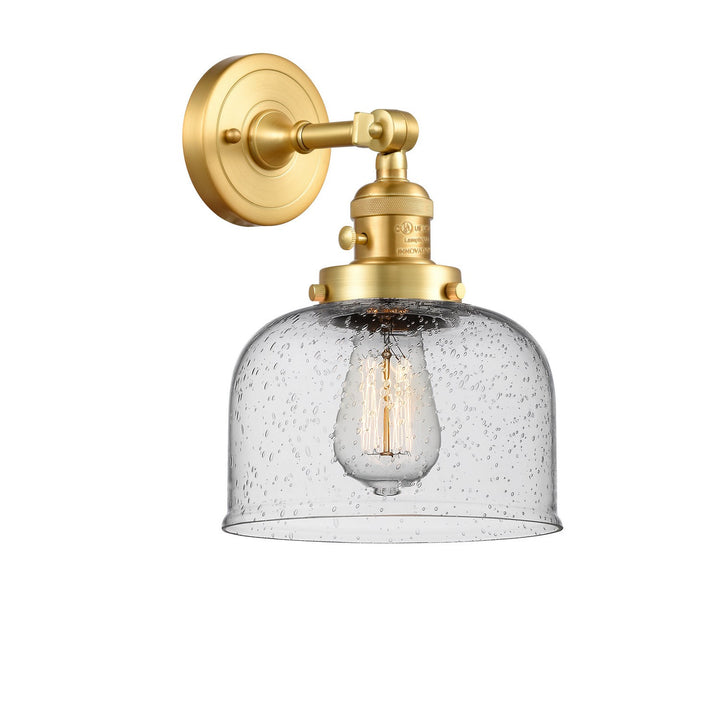 Innovations Franklin Restoration 203SW-SG-G74 Wall Sconce Light - Satin Gold