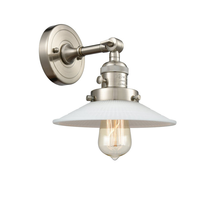 Innovations Franklin Restoration 203SW-SN-G1 Wall Sconce Light - Brushed Satin Nickel