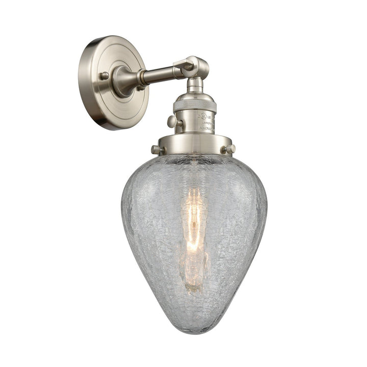 Innovations Franklin Restoration 203SW-SN-G165 Wall Sconce Light - Brushed Satin Nickel