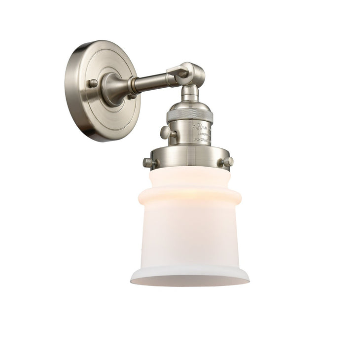 Innovations Franklin Restoration 203SW-SN-G181S Wall Sconce Light - Brushed Satin Nickel