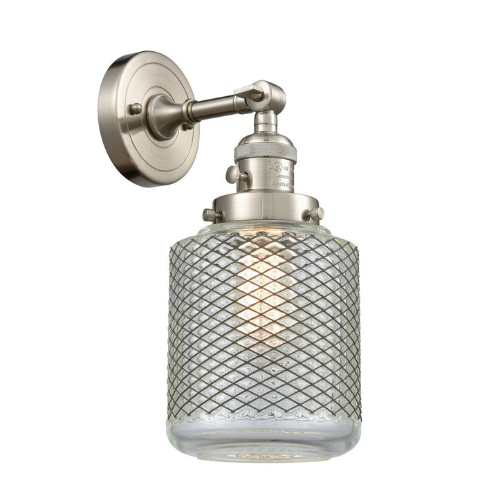 Innovations Franklin Restoration 203SW-SN-G262 Wall Sconce Light - Brushed Satin Nickel