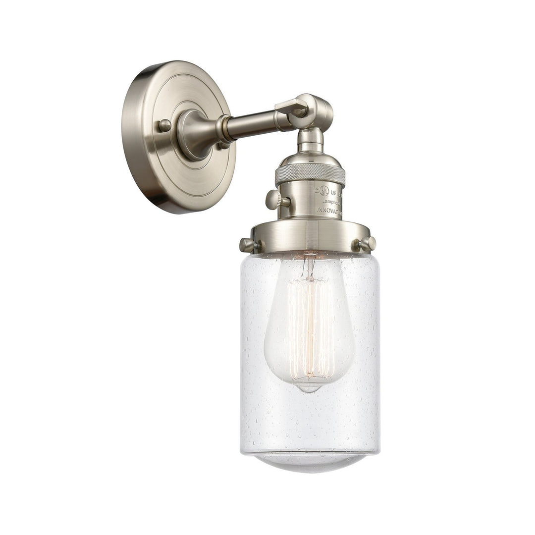 Innovations Franklin Restoration 203SW-SN-G314 Wall Sconce Light - Brushed Satin Nickel