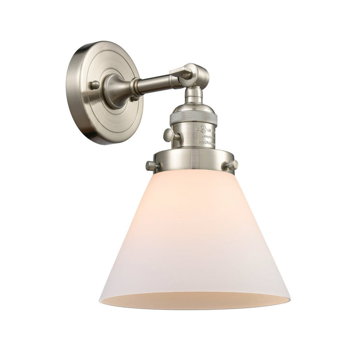 Innovations Franklin Restoration 203SW-SN-G41 Wall Sconce Light - Brushed Satin Nickel