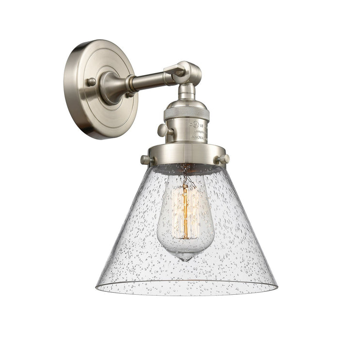 Innovations Franklin Restoration 203SW-SN-G44 Wall Sconce Light - Brushed Satin Nickel