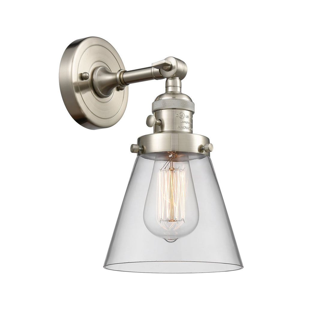 Innovations Franklin Restoration 203SW-SN-G62 Wall Sconce Light - Brushed Satin Nickel