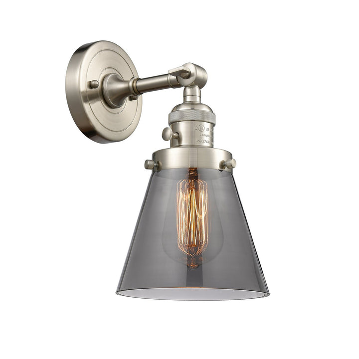 Innovations Franklin Restoration 203SW-SN-G63 Wall Sconce Light - Brushed Satin Nickel