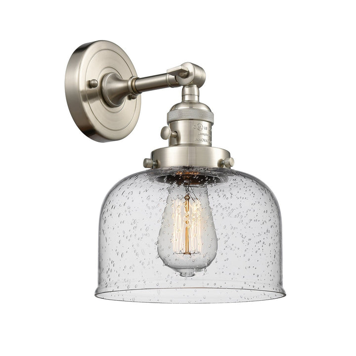 Innovations Franklin Restoration 203SW-SN-G74 Wall Sconce Light - Brushed Satin Nickel