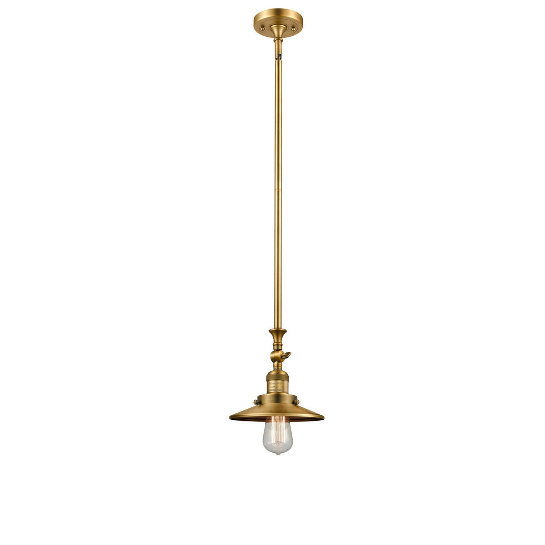 Innovations Franklin Restoration 206-BB-M4-LED Pendant Light - Brushed Brass